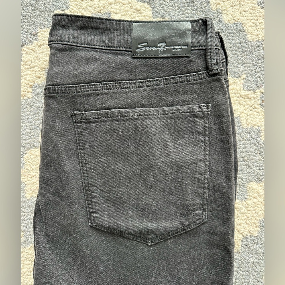 Seven7 Women’s Black Skinny Jeans, Size 12